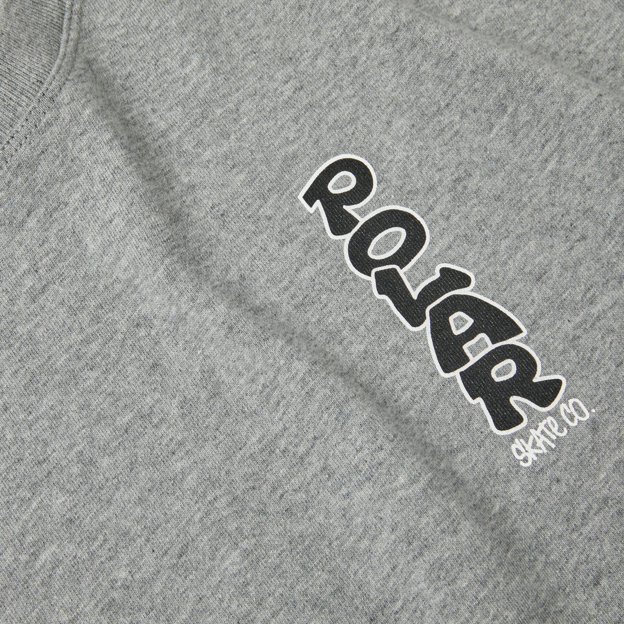 Polar-Skate-Co-SP22-Vertical-Logo-Tee-Heather-Grey-detail